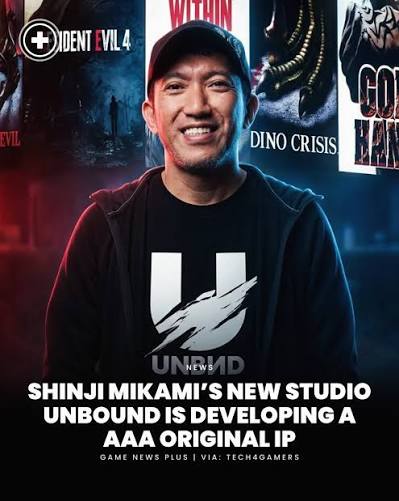 Yelzkizi shinji mikami establishes high-profile game development studio unbound: what we know about the new aaa original ip