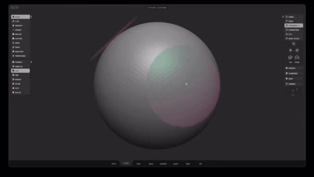 Yelzkizi tamga released: minimalist 3d sculpting app that’s free on the web (no accounts or subscriptions)