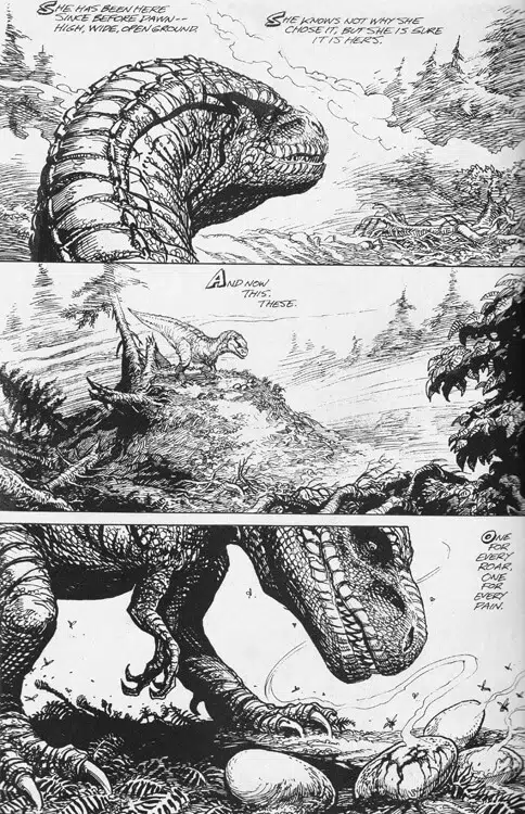 Yelzkizi tyrant: the world’s greatest dinosaur comic returns in new hardcover collection as stephen r. Bissette’s classic roars bac
