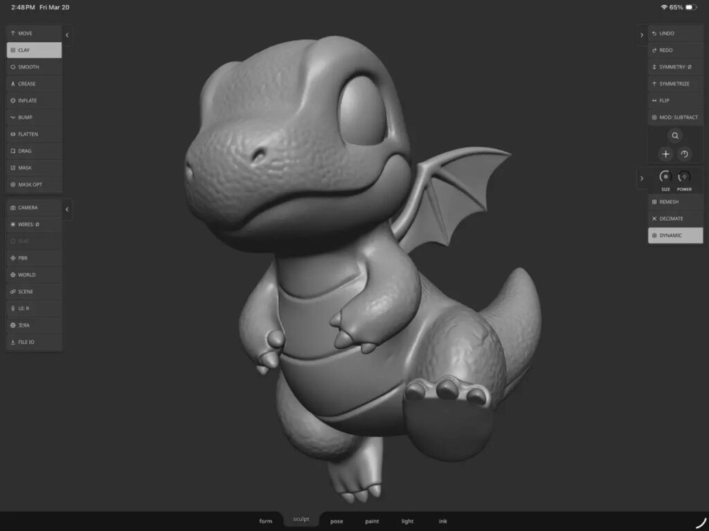 Yelzkizi tamga released: minimalist 3d sculpting app that’s free on the web (no accounts or subscriptions)