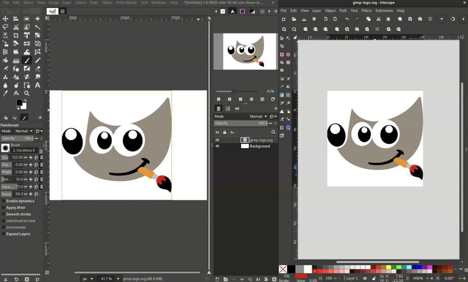 Yelzkizi GIMP 3.2 Introduces Link Layers and Vector Layers: How to Use Non-Destructive Linked Assets and Editable Shapes