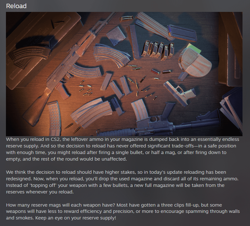 yelzkizi Counter-Strike 2 Ammo Reloads Are Fundamentally Changing: Valve Just Pulled the Rug Out From Under 25 Years of Muscle Memory