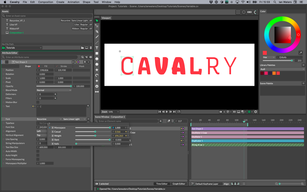 Yelzkizi motion design software cavalry is now free: how to get it and what’s included