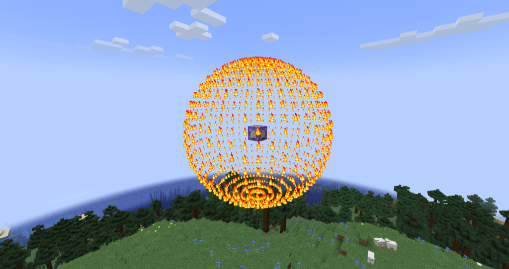 Minecraft mod lets you control giant sphere that absorbs blocks