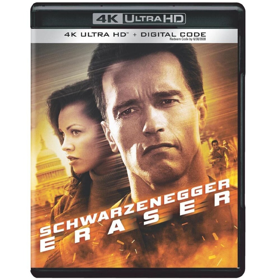 Under-appreciated schwarzenegger action flick eraser is getting a 4k steelbook blu-ray for its 30th anniversary (release date + details)