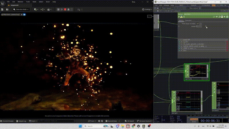 yelzkizi TouchDesigner and Unreal Engine Integrations: TouchEngine Plugin Workflows for Real-Time Data + Video