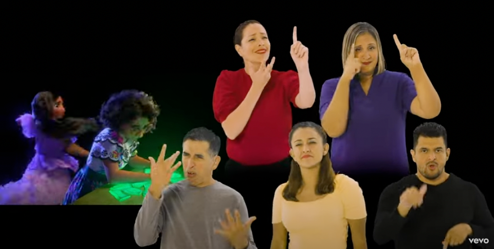 Yelzkizi disney and deaf west theatre respond to readability concerns in fast-paced asl animation (songs in sign language explained)