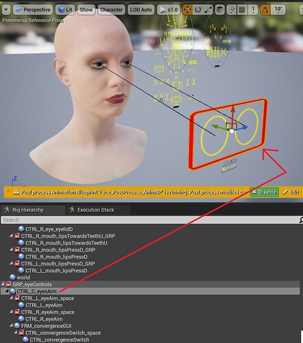 Yelzkizi cinematic metahuman look at system in unreal engine: eye + head tracking for sequencer