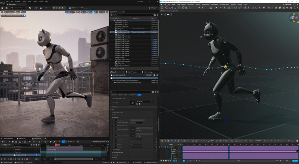 Yelzkizi cascadeur 2026. 1 arrives with rendering engine overhaul: filament rendering, root motion, and unreal live