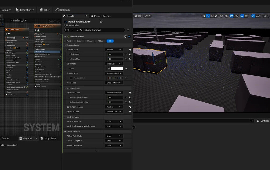 Yelzkizi how to create a dynamic rain system - unreal engine 5 (niagara rain, splashes, and global wetness)