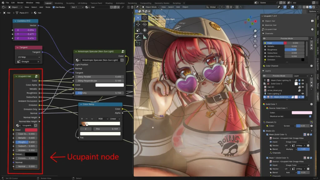 Yelzkizi ucupaint for beginners: how to texture paint with layers in blender (step-by-step)