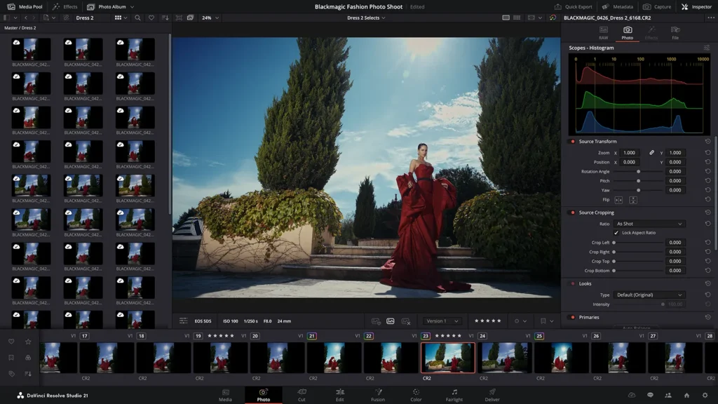 Yelzkizi blackmagic design released davinci resolve 21 in public beta: 15 features, ai tools, and photo workflow changes