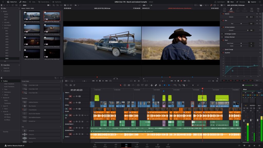 Yelzkizi blackmagic design released davinci resolve 21 in public beta: 15 features, ai tools, and photo workflow changes