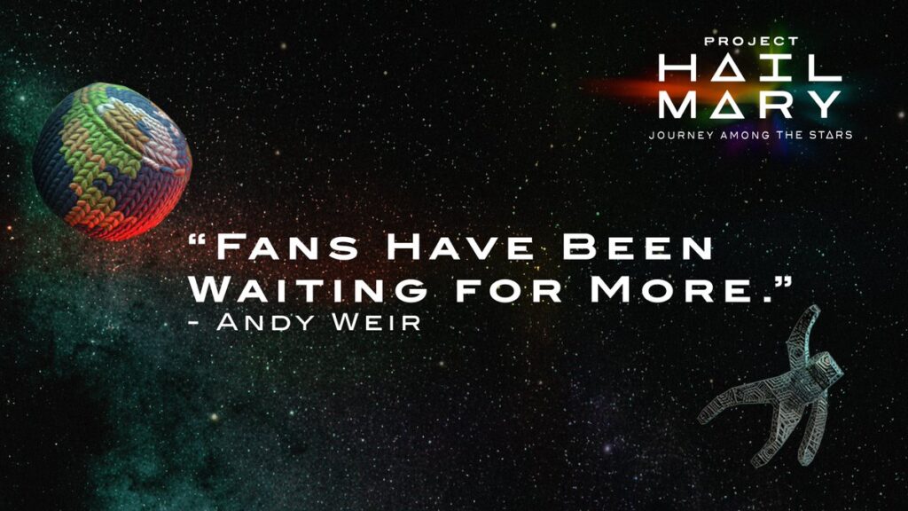 Yelzkizi project hail mary: journey among the stars game adds a new andy weir chapter with maze theory and amazon mgm