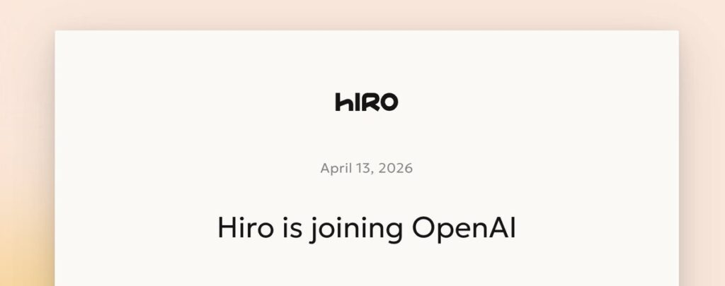 Yelzkizi openai has acquired hiro finance: its second startup in a month — what we know