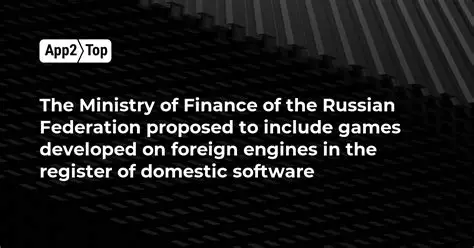Developers with foreign legal entities may be allowed to include games in the russian software registry: requirements, vat benefits, and what changes in 2026