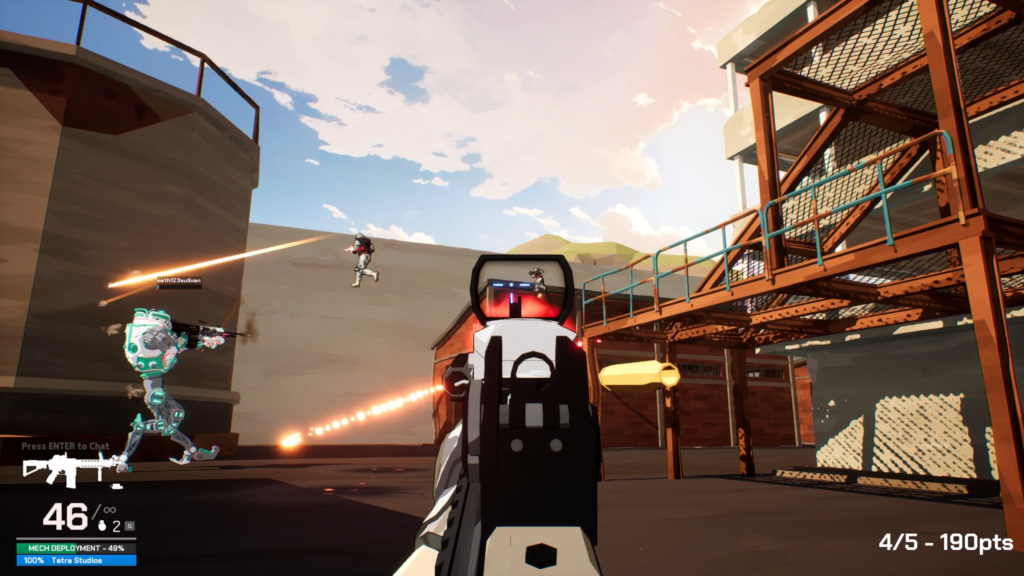 Yelzkizi developer tetra studios is building a multiplayer parkour fps called shatterrush as titanfall’s future looks uncertain