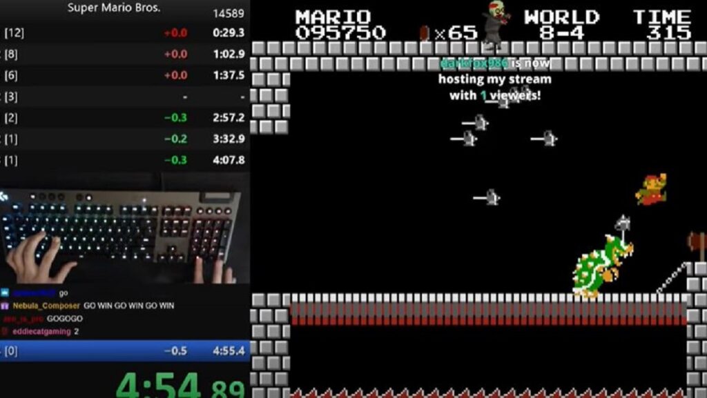 Super mario bros. Speedrunner claims he’s being sabotaged amid input swapping ban