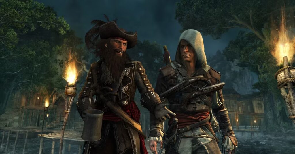 Yelzkizi assassin’s creed 4: black flag almost had an entirely different version of blackbeard’s dying words (original line, cut dialogue, and why it changed)