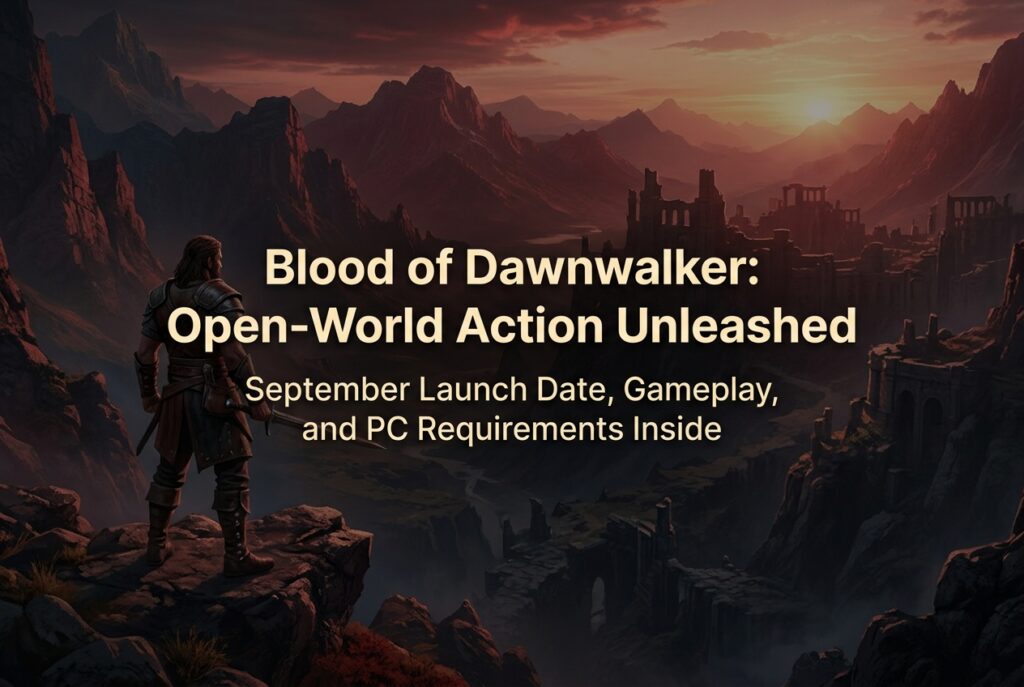 The blood of dawnwalker pc requirements revealed full minimum, recommended & ultra specs explained