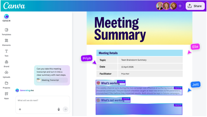 Yelzkizi canva starts previewing a more powerful version of its ai assistant (canva ai 2. 0)