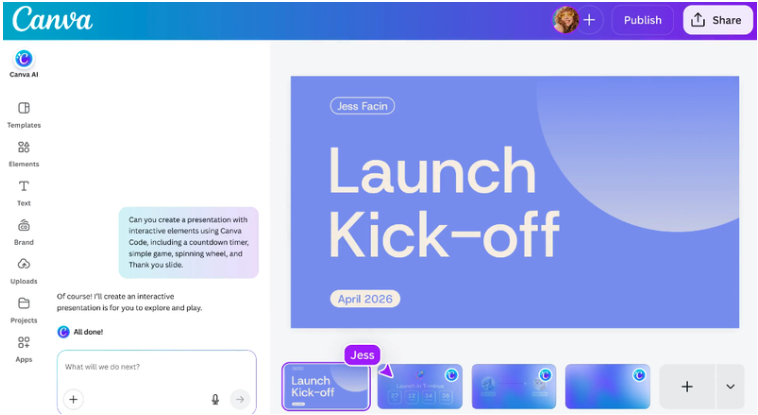 Yelzkizi canva starts previewing a more powerful version of its ai assistant (canva ai 2. 0)