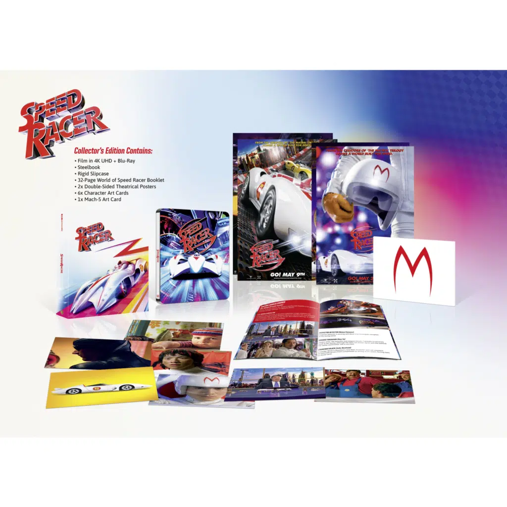 Yelzkizi speed racer 4k digital and blu-ray limited edition steelbook announced with limited theatrical screenings