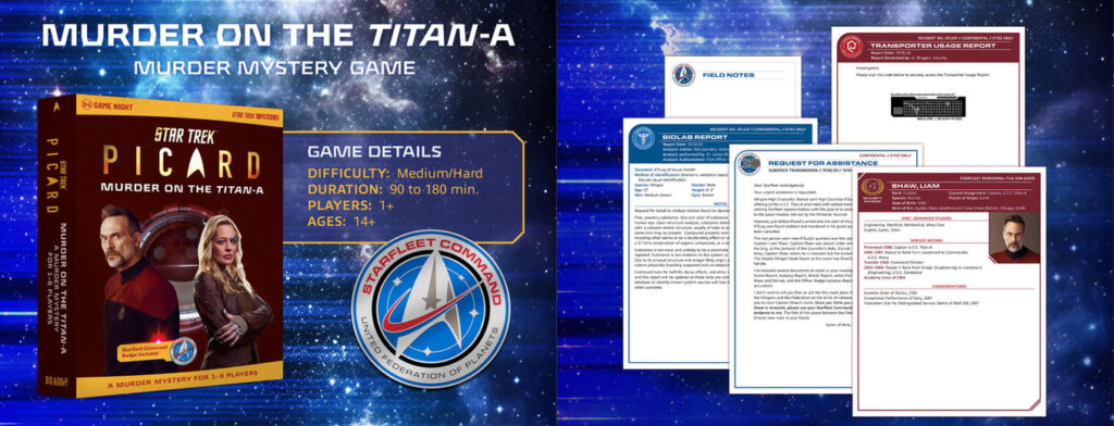 Yelzkizi beadle & grimm’s expands star trek universe with new games after 2025 picard murder mystery release