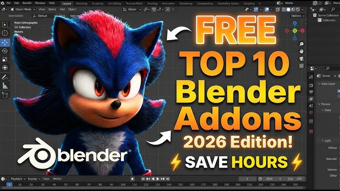Best new free blender addons in 2026: must-have blender extensions for blender 4. 2 lts+