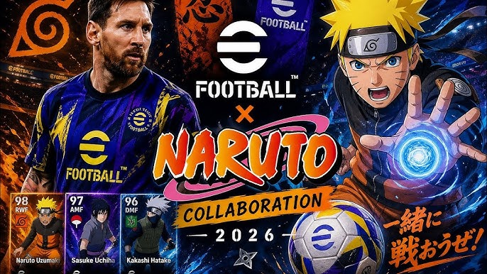 A collaboration between naruto shippuden and efootball has been announced: everything we know so far and fan reaction