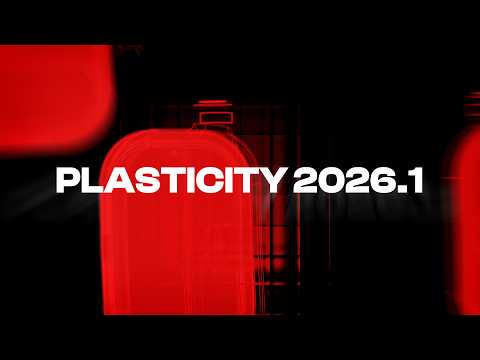 Plasticity 2026. 1 adds new commands & improves old ones: polysplines, slot, and hidden line export