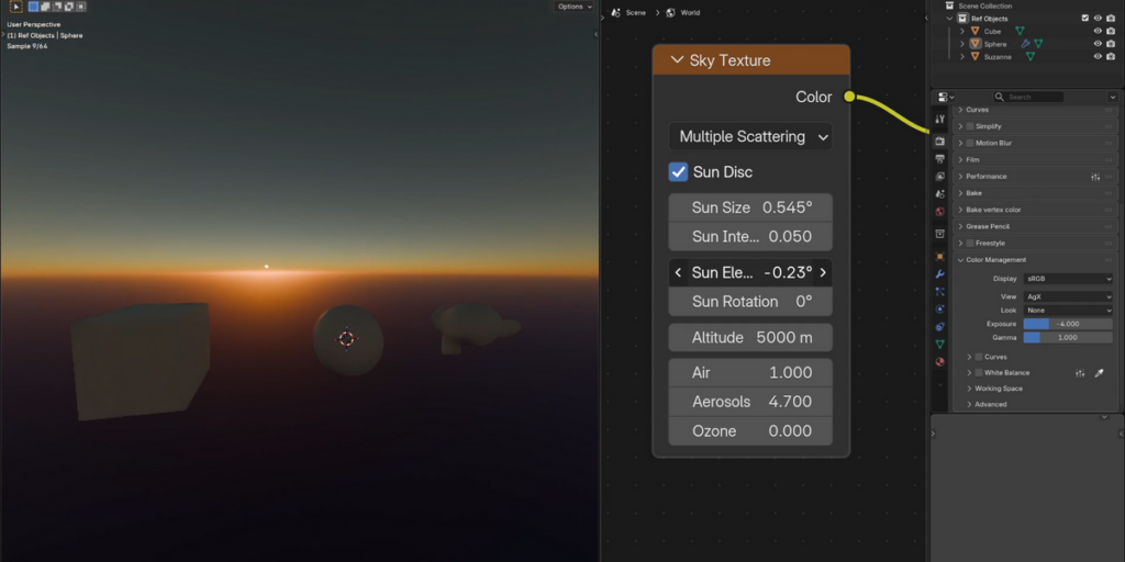 Yelzkizi custom skyboxes with blender: create equirectangular hdris, fix seams, and export to unity & unreal