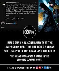 James gunn confirms clayface dcu timeline — when it takes place and if batman will appear