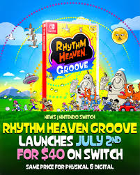 Yelzkizi nintendo confirms a summer release date for rhythm heaven groove / rhythm paradise groove (july 2, 2026)
