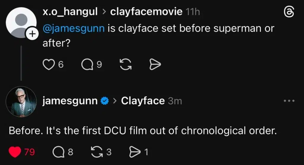 James gunn confirms clayface dcu timeline — when it takes place and if batman will appear