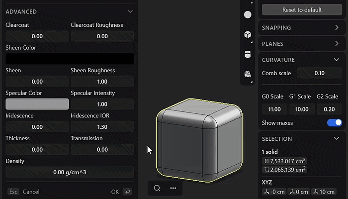 Plasticity 2026. 1 adds new commands & improves old ones: polysplines, slot, and hidden line export