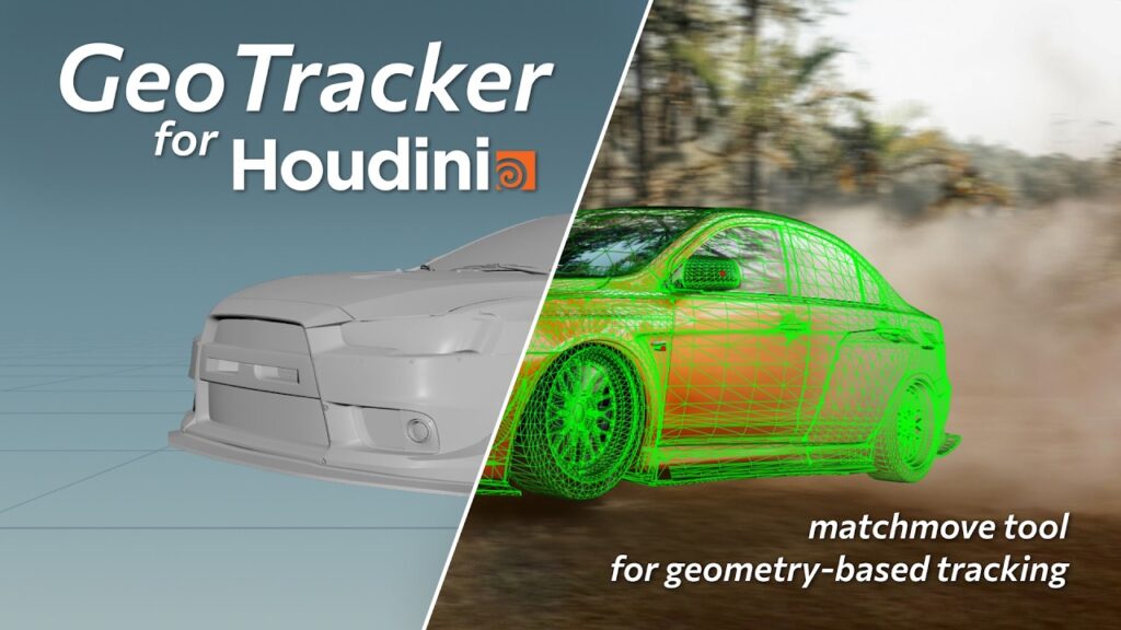 Keentools releases geotracker for houdini in open beta: geometry-based object and camera tracking inside houdini