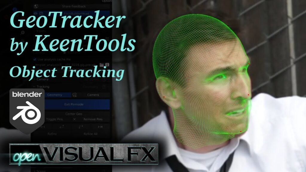 Keentools releases geotracker for houdini in open beta: geometry-based object and camera tracking inside houdini