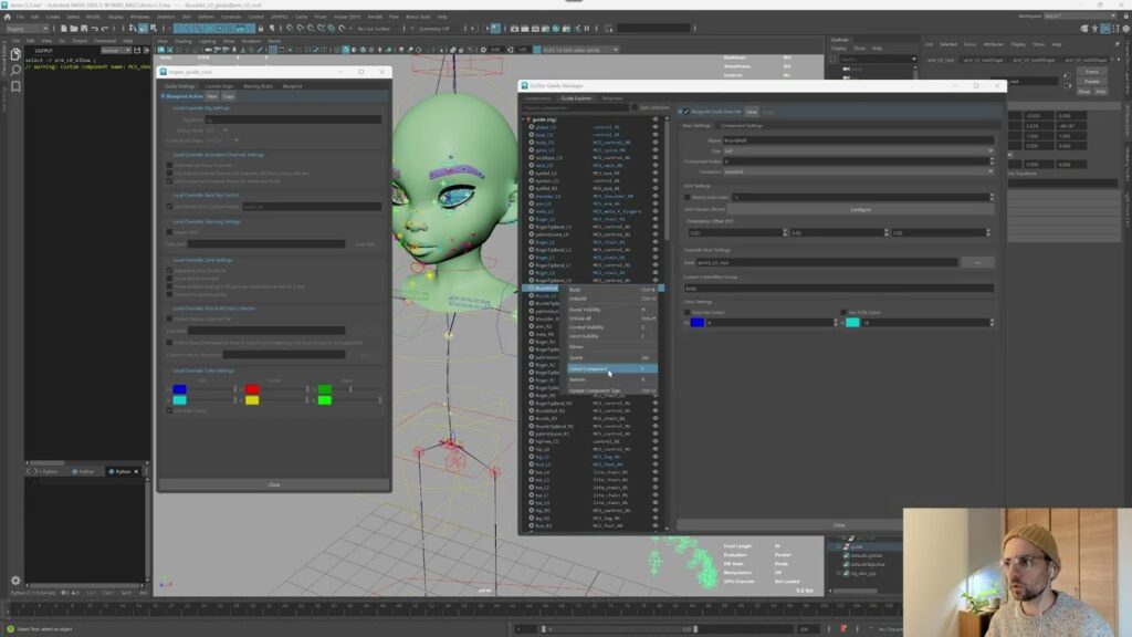 yelzkizi Free Maya Character Rigging Toolset mGear 5.3: Download, Features, and Setup Guide