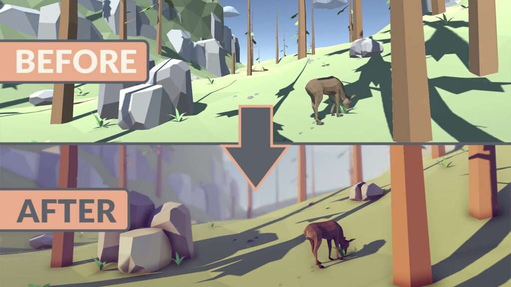 Yelzkizi how to create stylized low-poly 3d scenes in unity (urp, shader graph, lighting & post-processing)