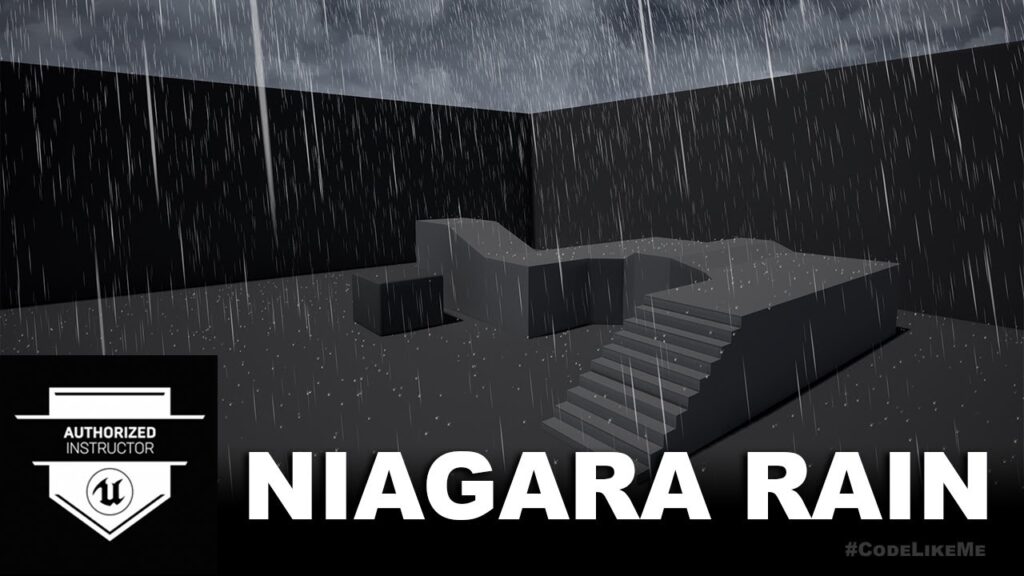 Yelzkizi how to create a dynamic rain system - unreal engine 5 (niagara rain, splashes, and global wetness)