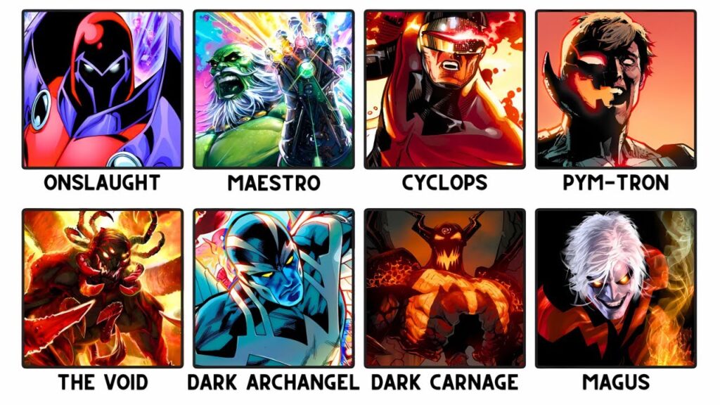 Yelzkizi marvel heroes and their evil version: the best dark counterparts, alternate universes, and corrupted variants