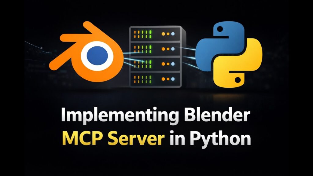 Yelzkizi implementing blender mcp server in python: build an ai tool-calling bridge for blender