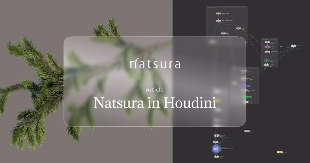 Yelzkizi houdini plant-generation toolkit natsura is now in early access: features, pricing, and workflow benefits