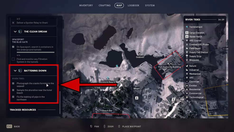 Battening down arc raiders quest guide: complete riven tides shoreline mission walkthrough