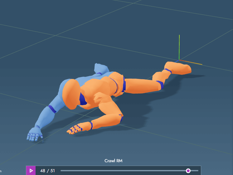 Yelzkizi mesh2motion animation app introduces spider and snake rigs in release 10