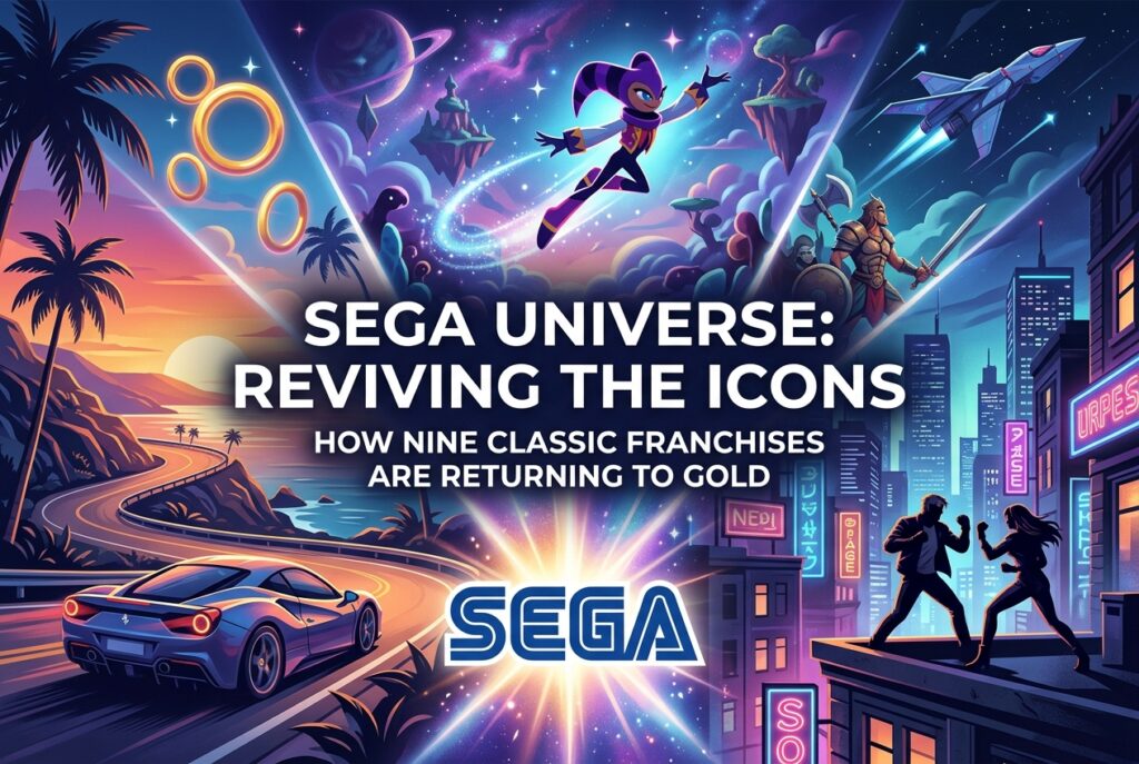 Sega universe initiative highlights outrun, streets of rage, and more: sega universe projects, games list, and what’s next