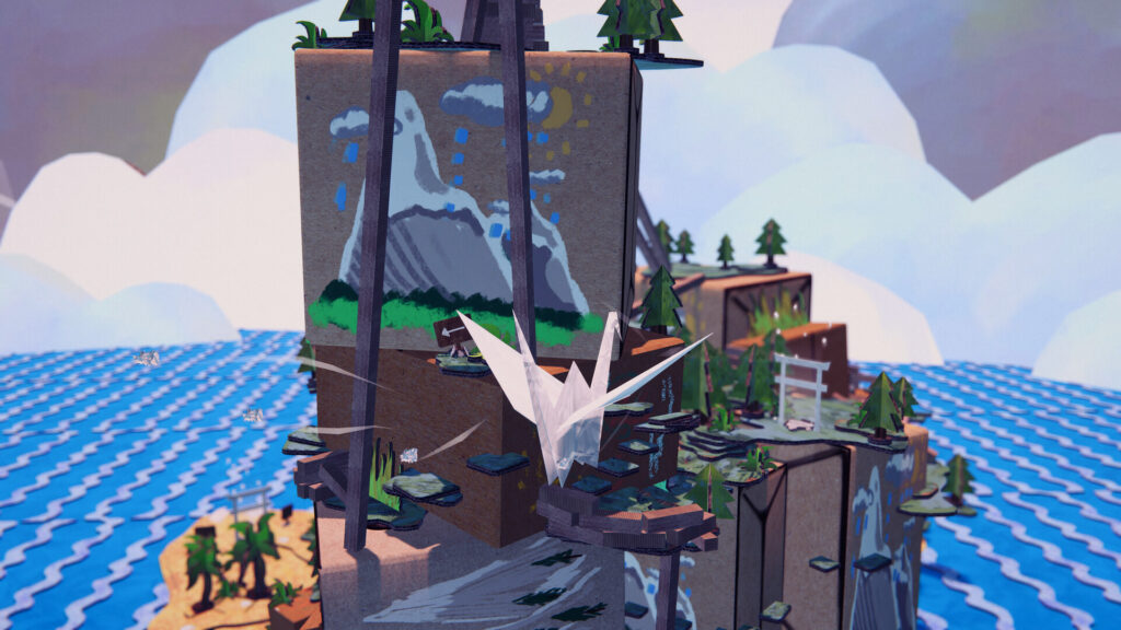 Atmospheric platformer origament: a paper adventure has just launched on steam