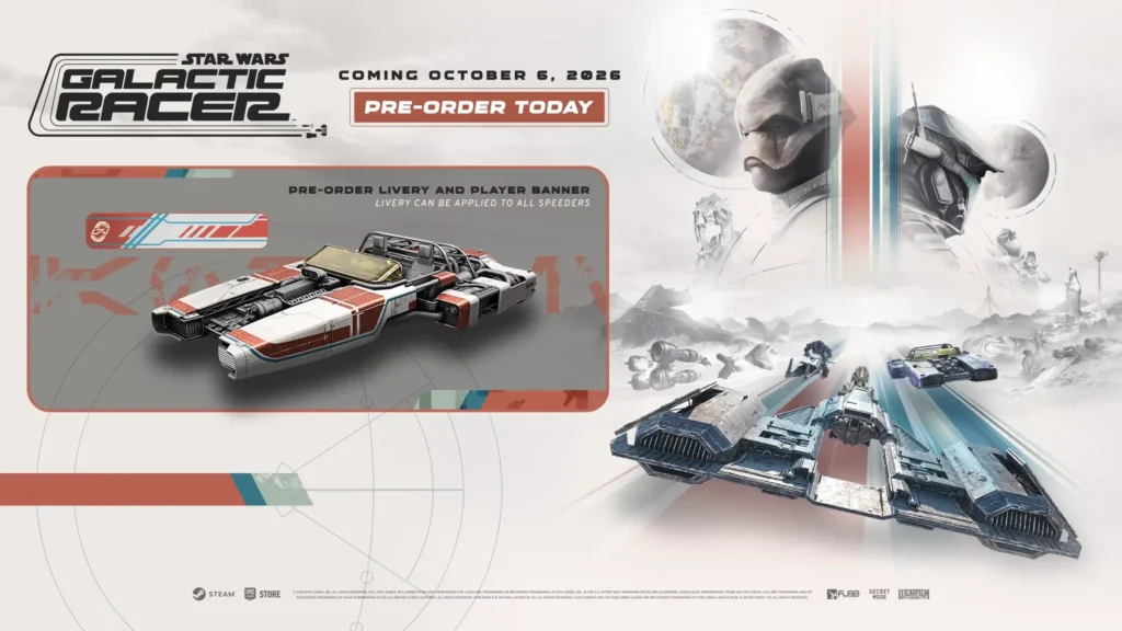 Yelzkizi star wars: galactic racer release date seemingly leaks: steam listing points to october 6, 2026 for the year’s most anticipated sci-fi racer