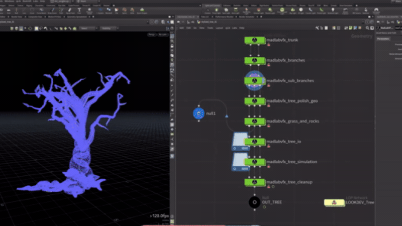 Yelzkizi Stylized Trees for Games: How to Create Stylized Procedural Trees in Houdini